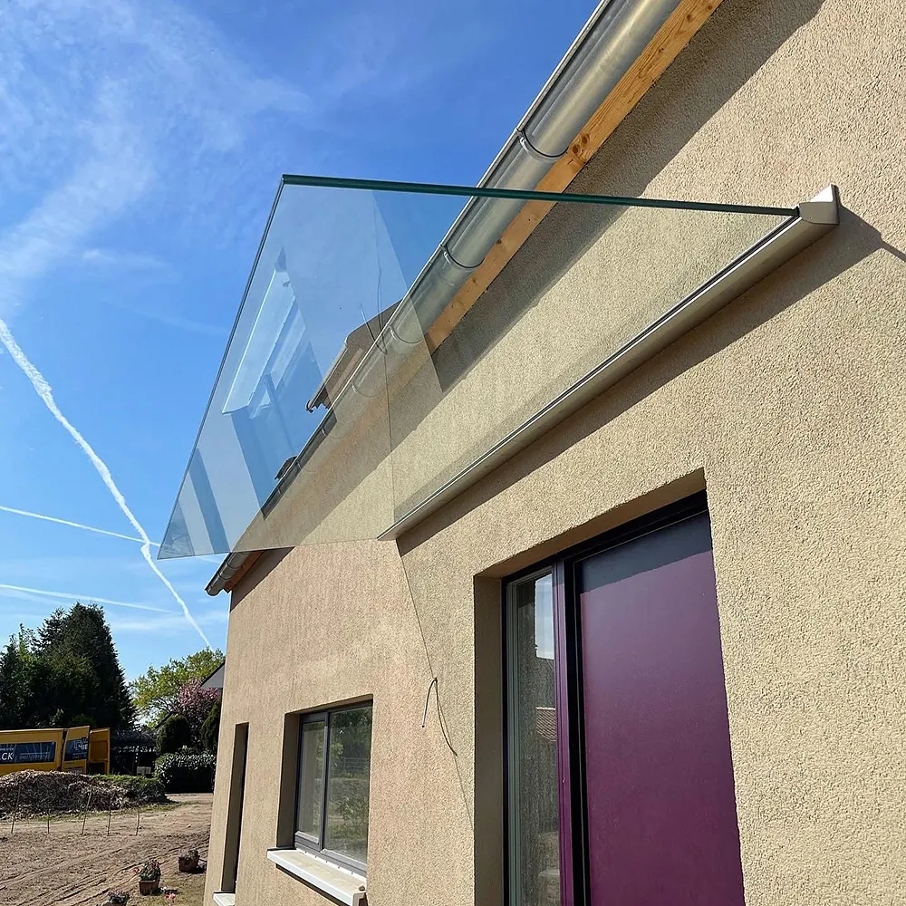 Referenzen Glasermeister Mielck - Eingang Glasscheibe