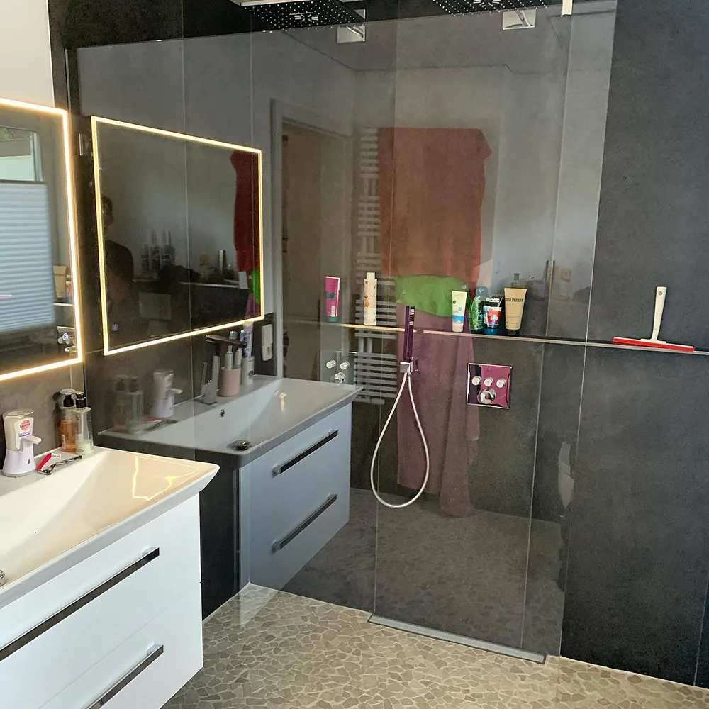 Referenzen Glasermeister Mielck - Dusche
