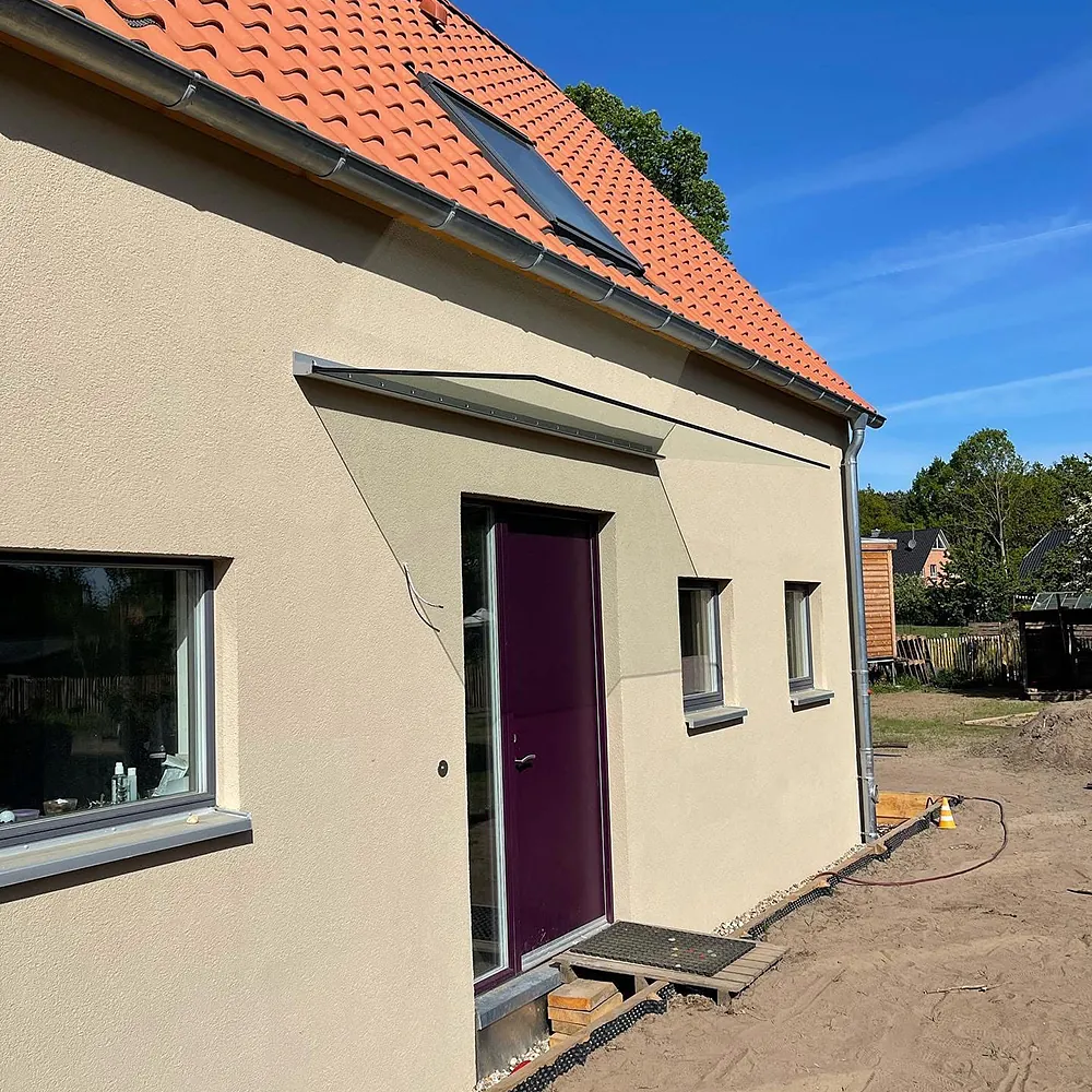 Referenzen Glasermeister Mielck - Eingang Glasscheibe